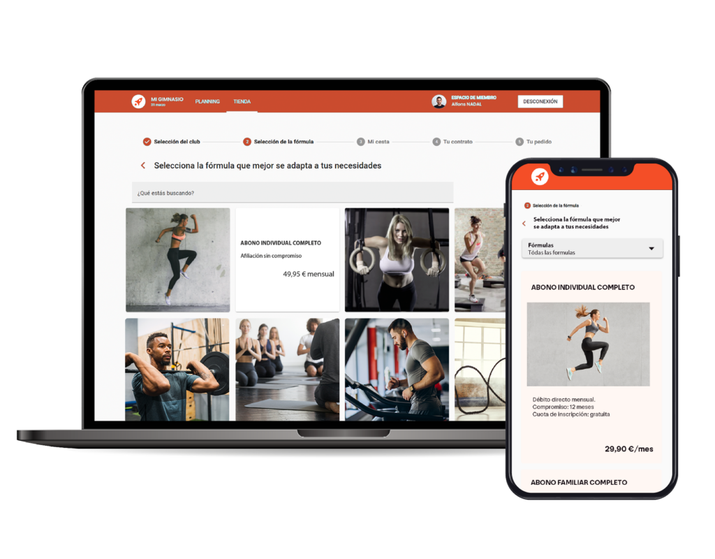 Software de ventas para gimnasios que facilita la inscripción en línea